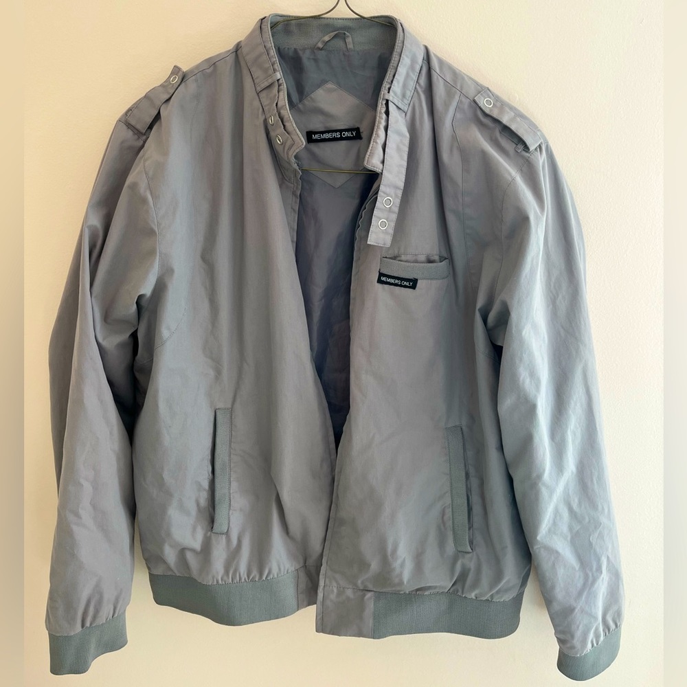 Members Only Vintage Jacket XL Grey